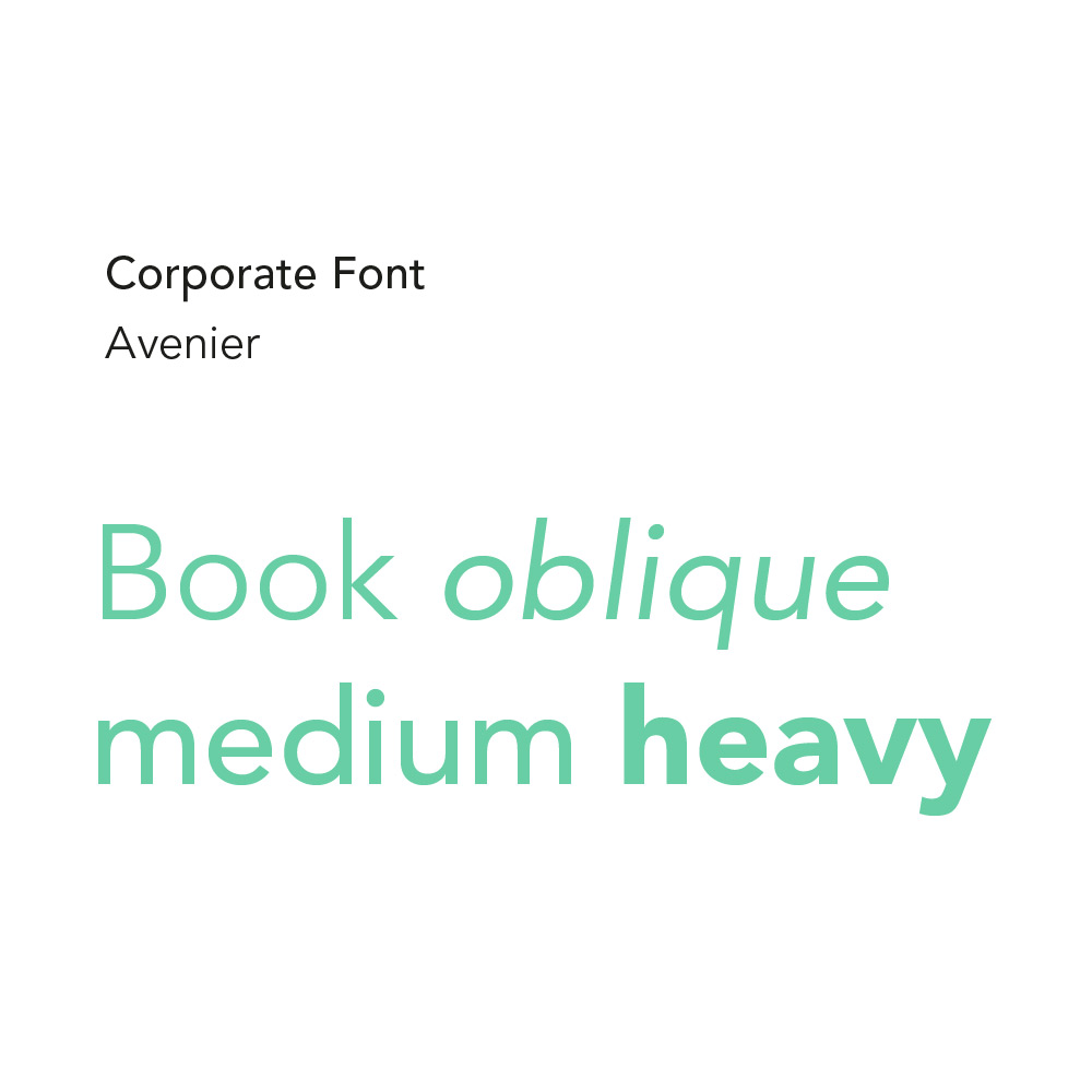 Corporate Design Schriften