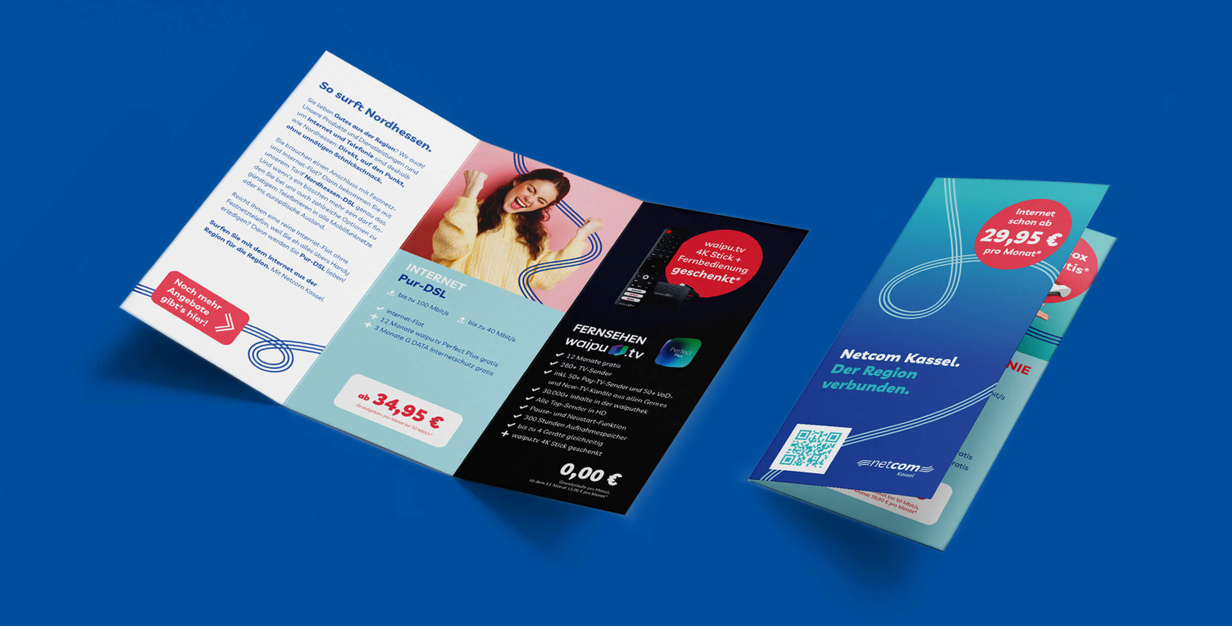 werbeagentur formtugend projekt netcom kassel flyer