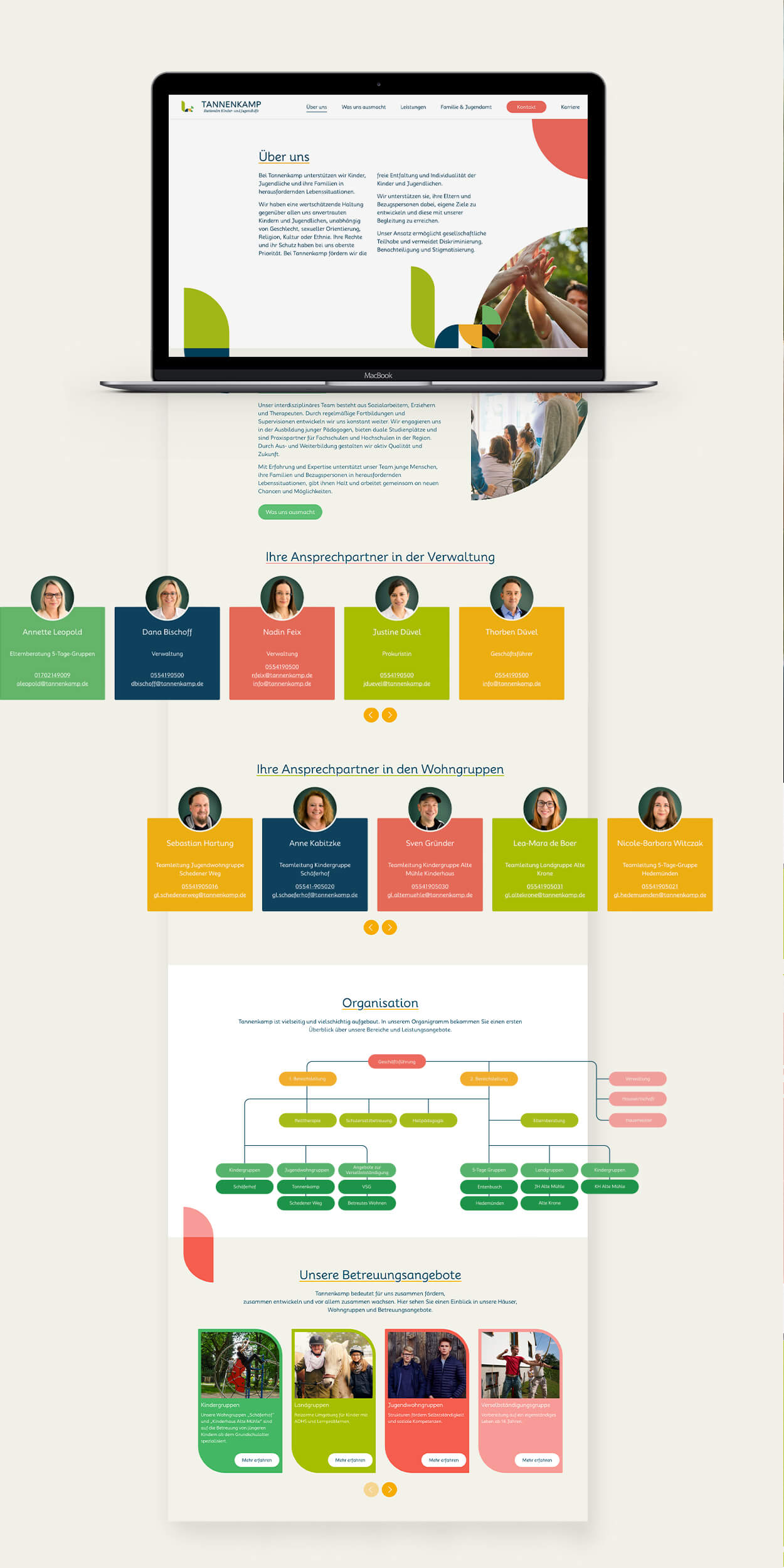 werbeagentur formtugend projekt tannenkamp website