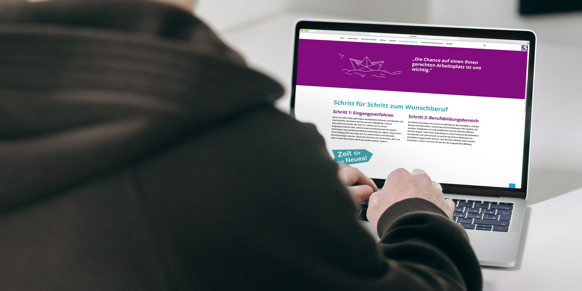 werbeagentur formtugend bdks jobcampus website