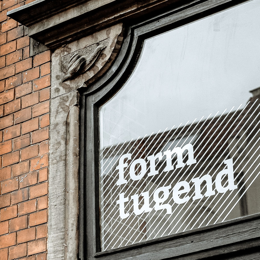 werbeagentur formtugend fensterbeklebung