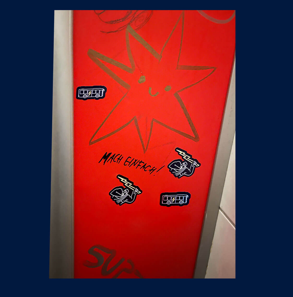 werbeagentur formtugend projekt kvg ebus sticker