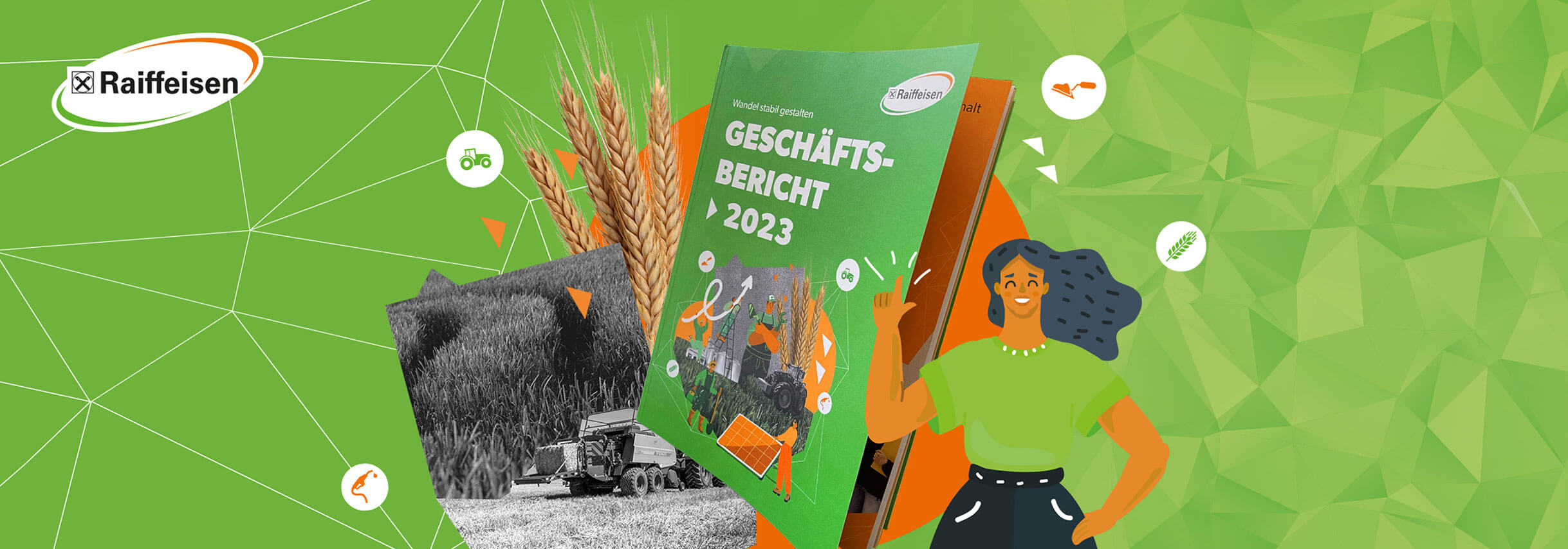 werbeagentur formtugend projekt raiffeisen geschäftsbericht