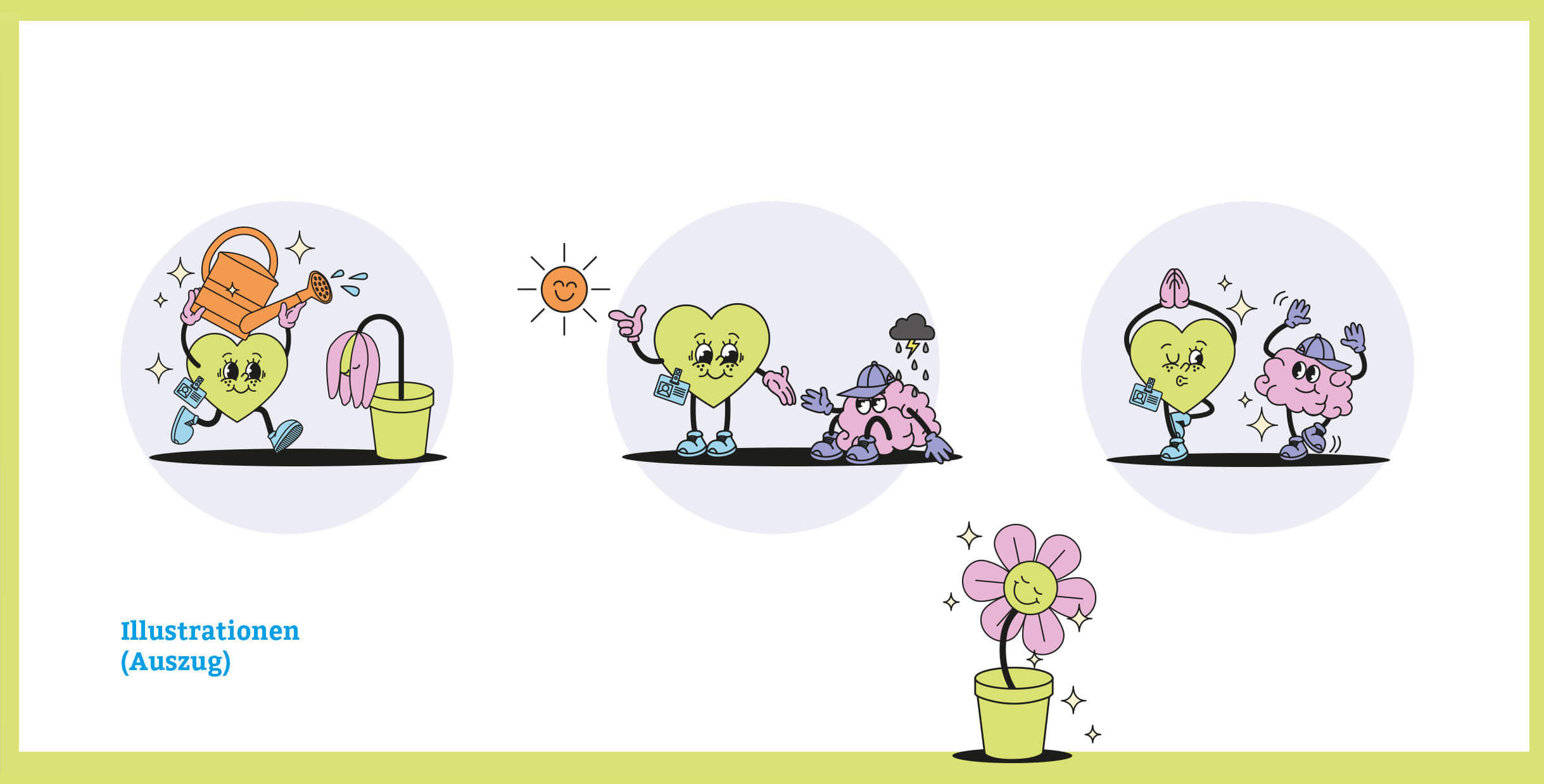 werbeagentur formtugend projekt vitos azubi kampagne illustrationen