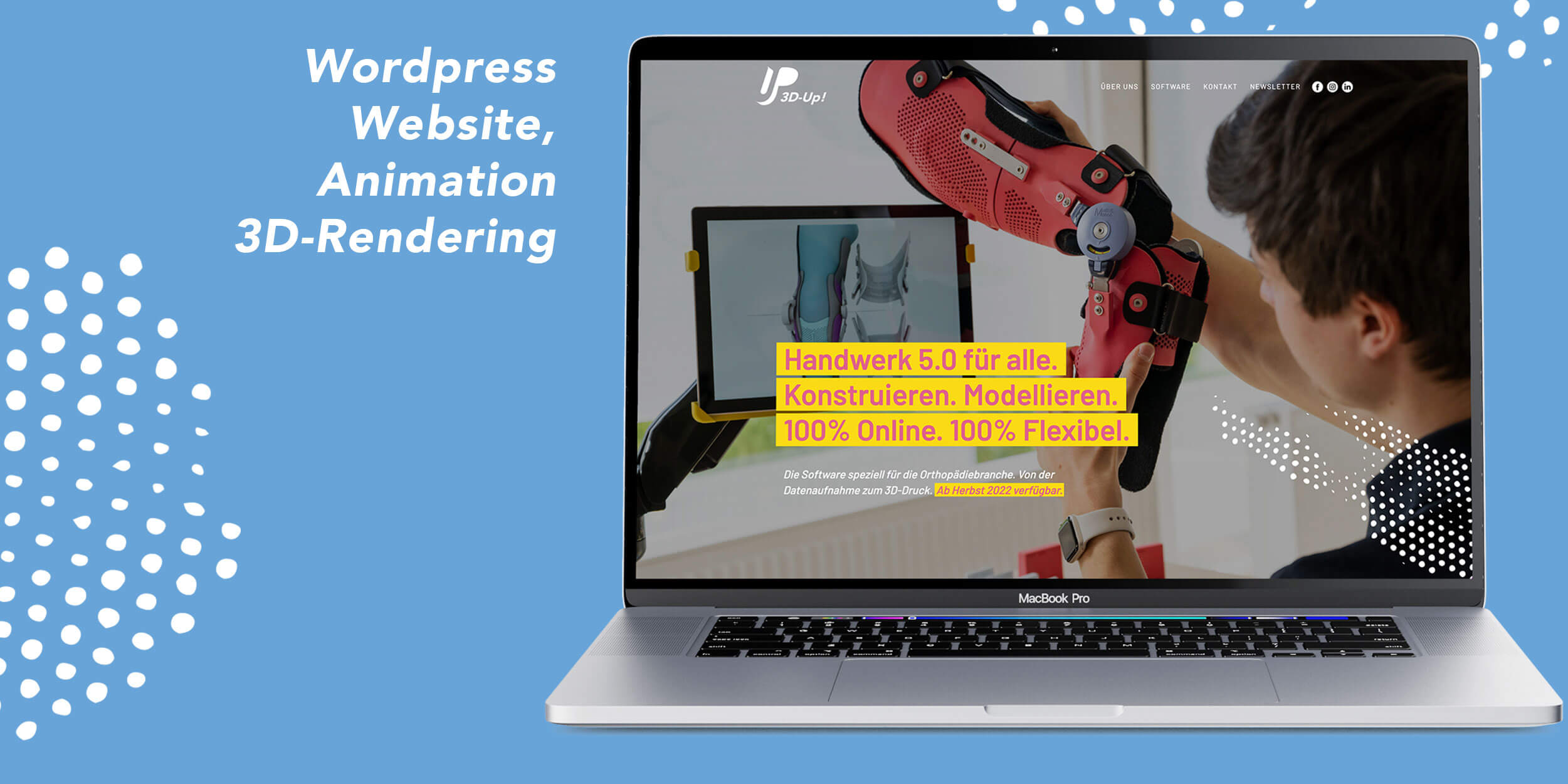 werbeagentur formtugend 3dup website