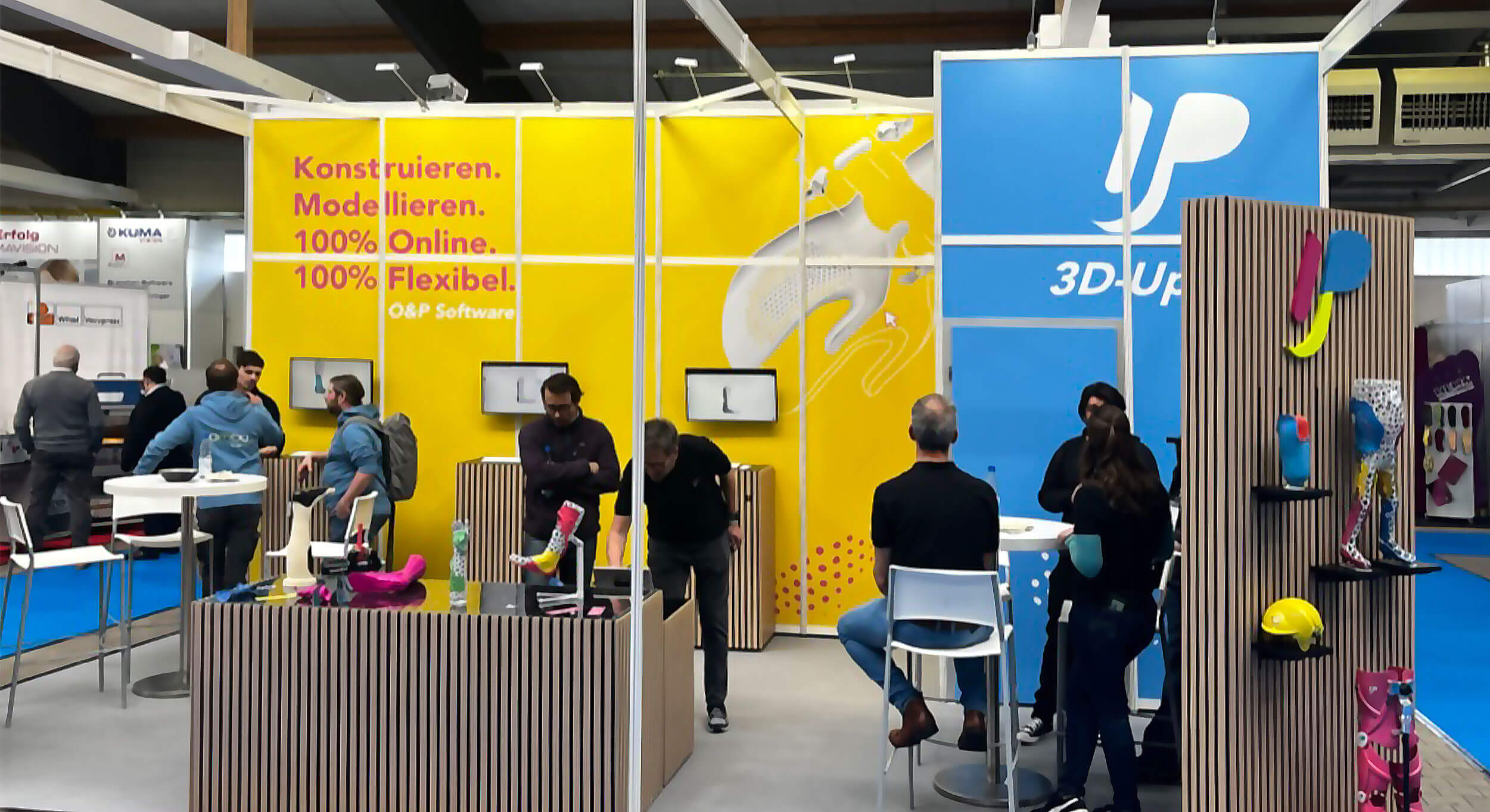 werbeagentur formtugend 3dup messestand